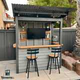 6 x 4 The Temple Bar (SMALL) - Outdoor Bar Structures | Patioza