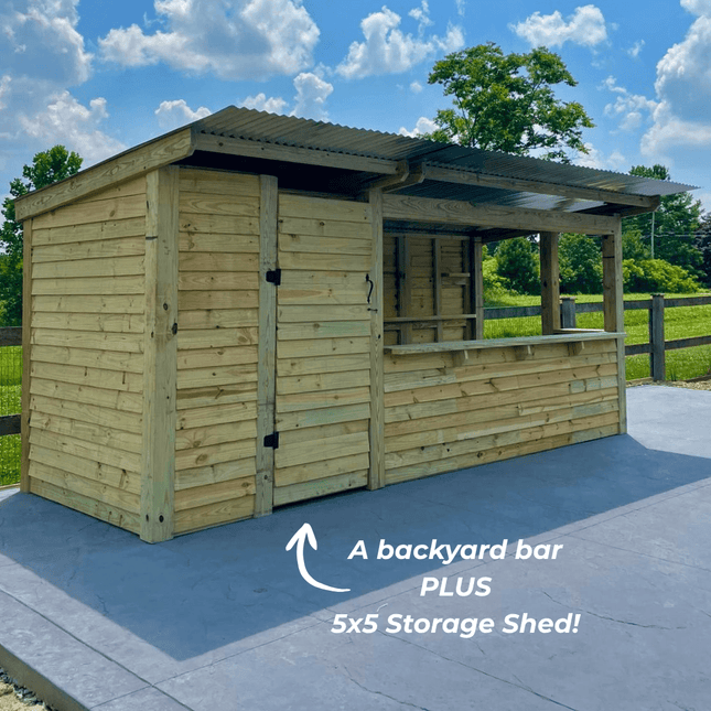 The Sidekick - Outdoor Bar Structures | Patioza