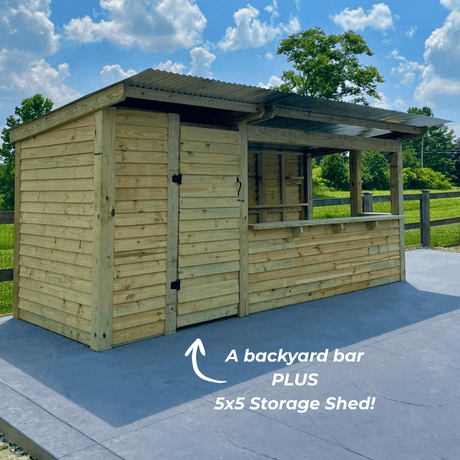 The Sidekick - Outdoor Bar Structures | Patioza