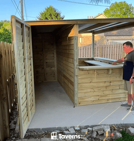 10 x 10 The Storehouse - Outdoor Bar Structures | Patioza