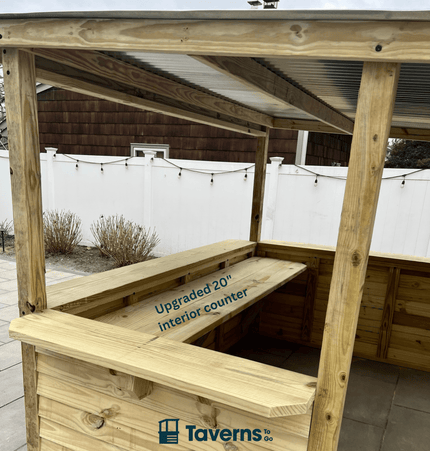 10 x 7 The 7 - Up (X - Large) - Outdoor Bar Structures | Patioza
