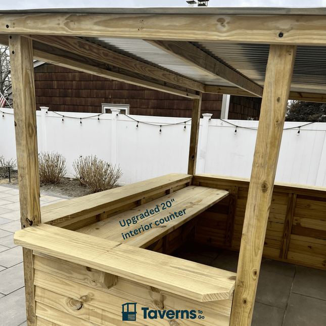 10 x 7 The 7 - Up (X - Large) - Outdoor Bar Structures | Patioza