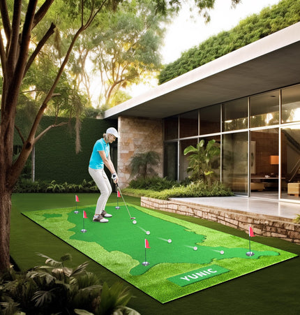 Golf Putting Green (16ft, Style US Map) - Putting Green | Patioza