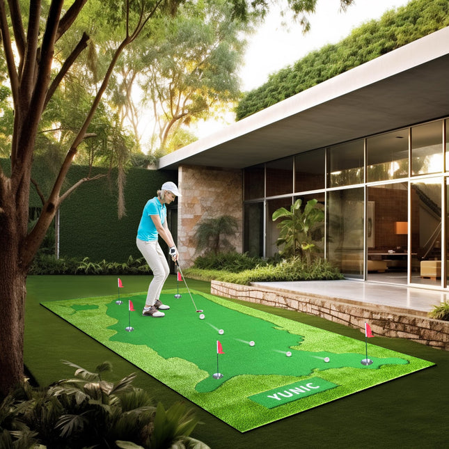 Golf Putting Green (16ft, Style US Map) - Putting Green | Patioza