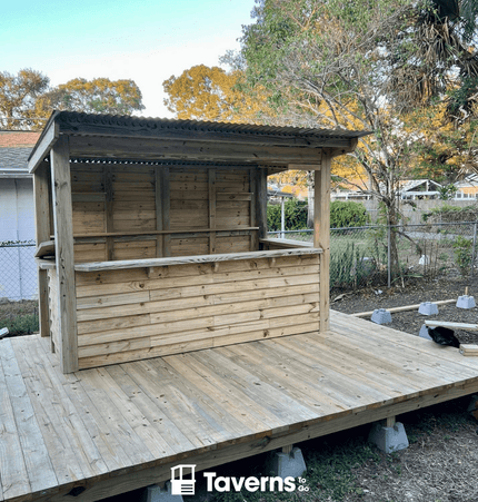 11 x 6 Dunbar Deluxe (LARGE) - Outdoor Bar Structures | Patioza