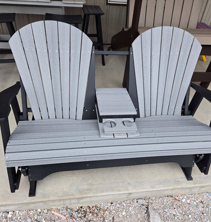 6' Adirondack Style Bench Glider - Patio Furniture | Patioza