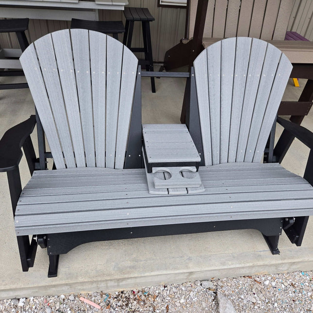 6' Adirondack Style Bench Glider - Patio Furniture | Patioza