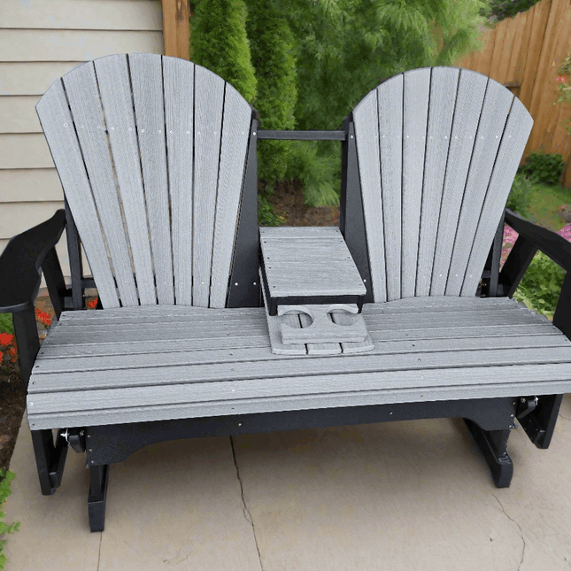 6' Adirondack Style Bench Glider - Patio Furniture | Patioza