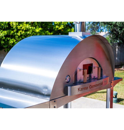 Karma 55 304 Stainless Steel Commercial Wood - Fired Oven - Pizza Ovens | Patioza