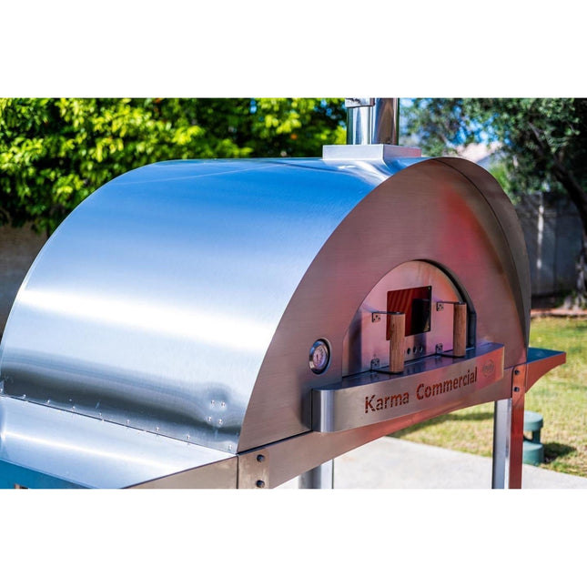 Karma 55 304 Stainless Steel Commercial Wood - Fired Oven - Pizza Ovens | Patioza
