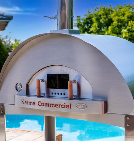 Karma 55 304 Stainless Steel Commercial Wood - Fired Oven - Pizza Ovens | Patioza
