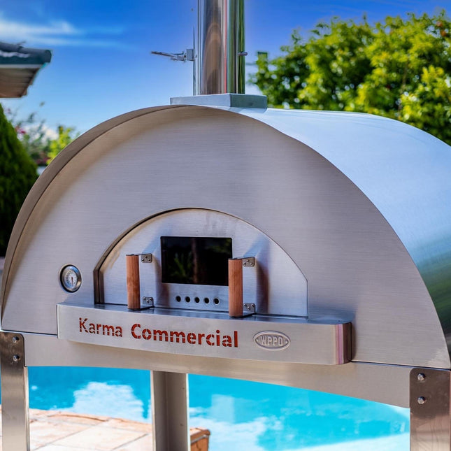 Karma 55 304 Stainless Steel Commercial Wood - Fired Oven - Pizza Ovens | Patioza