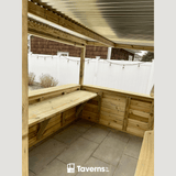 10 x 7 The 7 - Up (X - Large) - Outdoor Bar Structures | Patioza