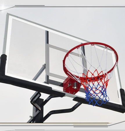 Outdoor Buried Hand-operated Height Adjustable Basketball Stand for Backyard Play - 0 | Patioza