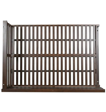 Acacia Wood Porch Swing Bed for Outdoor with Hemp Ropes - Full Size - Garden | Patioza