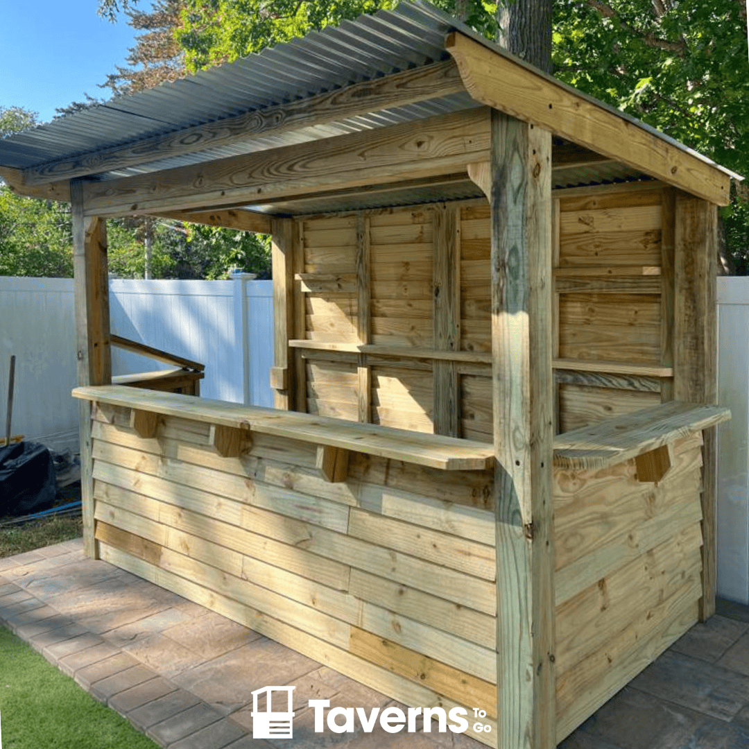 11 x 6 Dunbar Deluxe (LARGE) - Outdoor Bar Structures | Patioza
