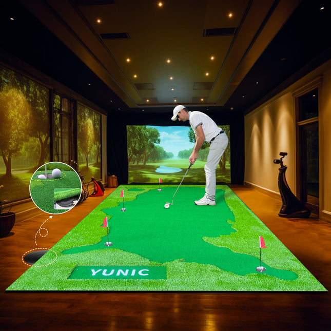Golf Putting Green (16ft, Style US Map) - Putting Green | Patioza