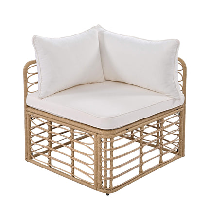 Alora 7-Piece Outdoor All-Weather Rattan Patio Sofa Set With Cushions (SAK47230) - Outdoor Furniture Sets | Patioza