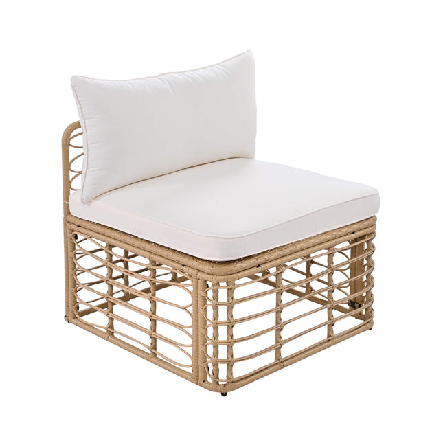 Alora 7-Piece Outdoor All-Weather Rattan Patio Sofa Set With Cushions (SAK47230) - Outdoor Furniture Sets | Patioza