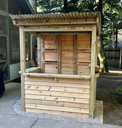6 x 4 The Temple Bar (SMALL) - Outdoor Bar Structures | Patioza