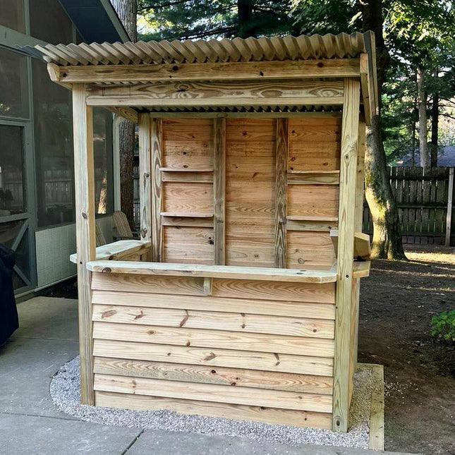 6 x 4 The Temple Bar (SMALL) - Outdoor Bar Structures | Patioza