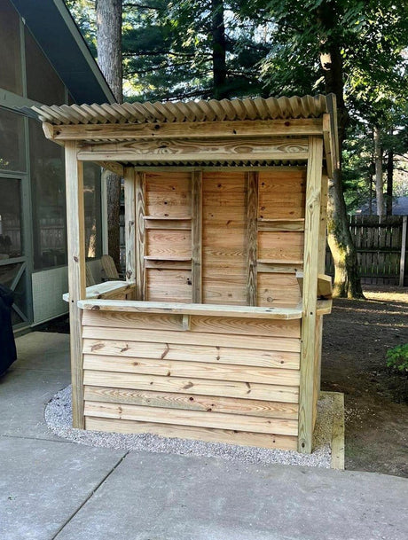 6 x 4 The Temple Bar (SMALL) - Outdoor Bar Structures | Patioza