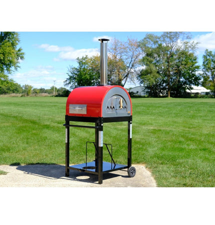 Traditional 25" Dual Fueled Pizza Oven With Gas Attachment - Wood and Gas Powered - Multi Fueled | Patioza