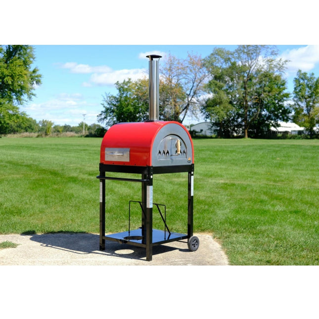 Traditional 25" Dual Fueled Pizza Oven With Gas Attachment - Wood and Gas Powered - Multi Fueled | Patioza