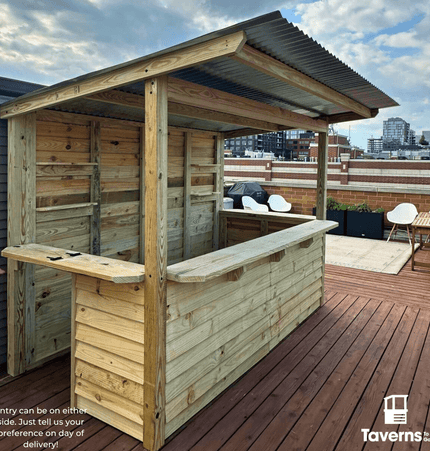 10 x 5 The Dunbar (LARGE) - Outdoor Bar Structures | Patioza