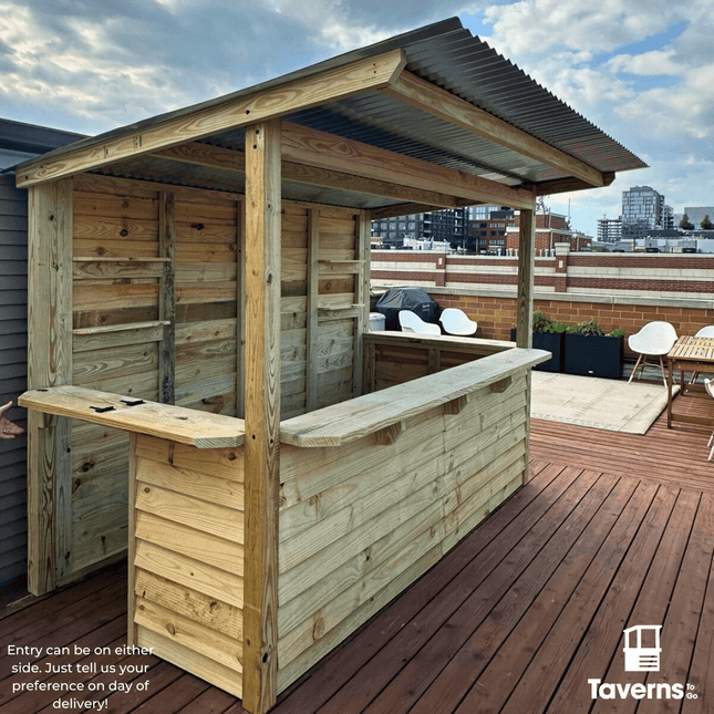 10 x 5 The Dunbar (LARGE) - Outdoor Bar Structures | Patioza