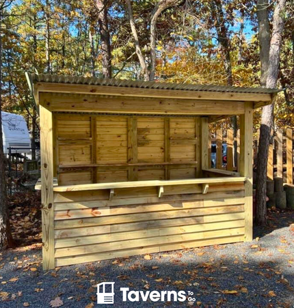 11 x 6 Dunbar Deluxe (LARGE) - Outdoor Bar Structures | Patioza