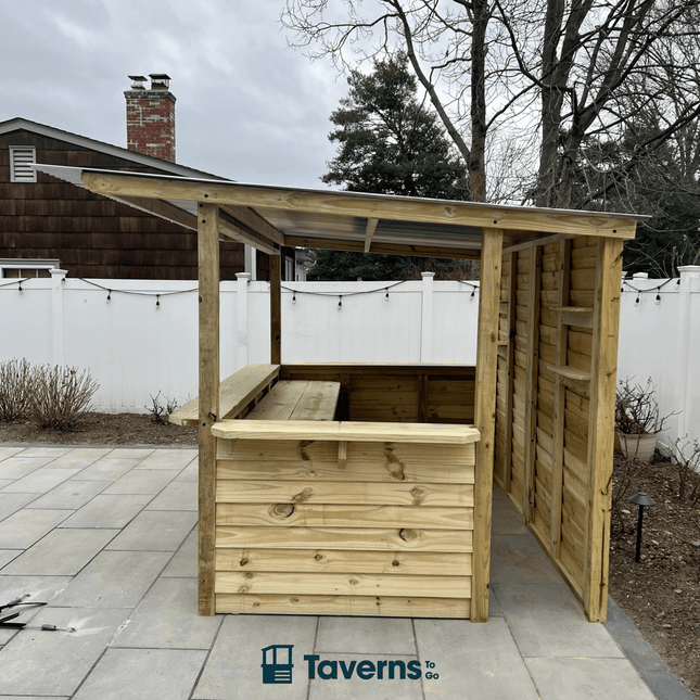 10 x 7 The 7 - Up (X - Large) - Outdoor Bar Structures | Patioza