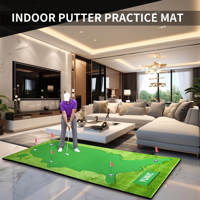 Golf Putting Green (16ft, Style US Map) - Putting Green | Patioza