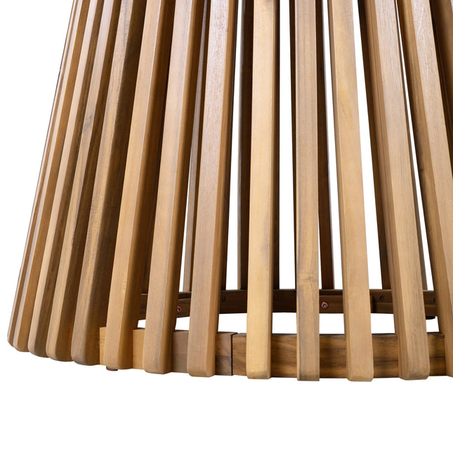 Patio Set Outdoor Acacia Wood Furniture Sets - Braided Dining Chairs & Dining Table - Patio Furniture | Patioza