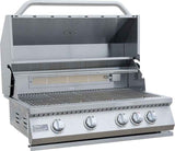 KoKoMo 7' Outdoor Kitchen Island with Grill – Built - In 32” Grill + Fridge - Outdoor Kitchen | Patioza