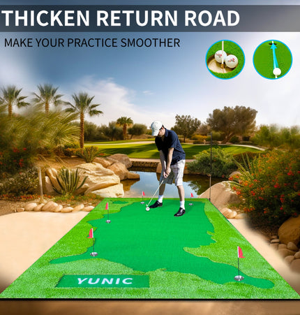 Golf Putting Green (16ft, Style US Map) - Putting Green | Patioza