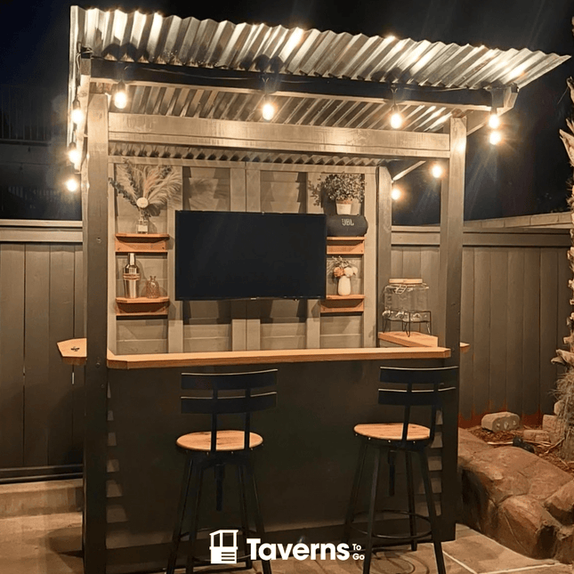6 x 4 The Temple Bar (SMALL) - Outdoor Bar Structures | Patioza