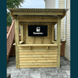 7 x 5 Temple Bar Deluxe (SMALL) - Outdoor Bar Structures | Patioza