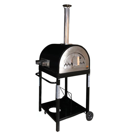 Traditional 25" Dual Fueled Pizza Oven With Gas Attachment - Wood and Gas Powered - Multi Fueled | Patioza