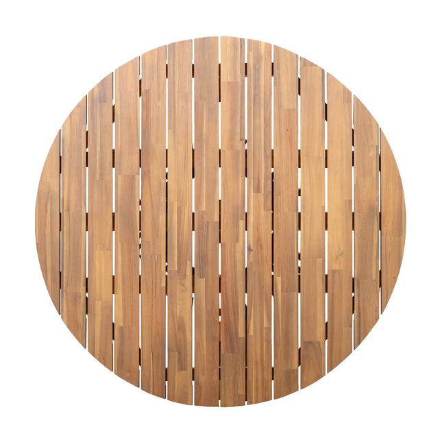 Patio Set Outdoor Acacia Wood Furniture Sets - Braided Dining Chairs & Dining Table - Patio Furniture | Patioza