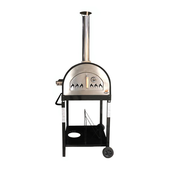 Traditional 25" Dual Fueled Pizza Oven With Gas Attachment - Wood and Gas Powered - Multi Fueled | Patioza