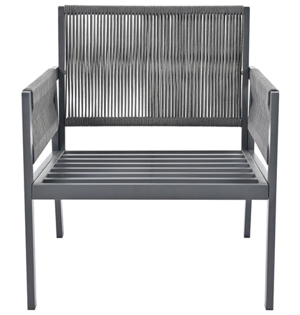 Outdoor Furniture with Tempered Glass Table Deep Seating with Thick Cushion for Backyard Porch Balcony (Grey) - Patio Furniture | Patioza