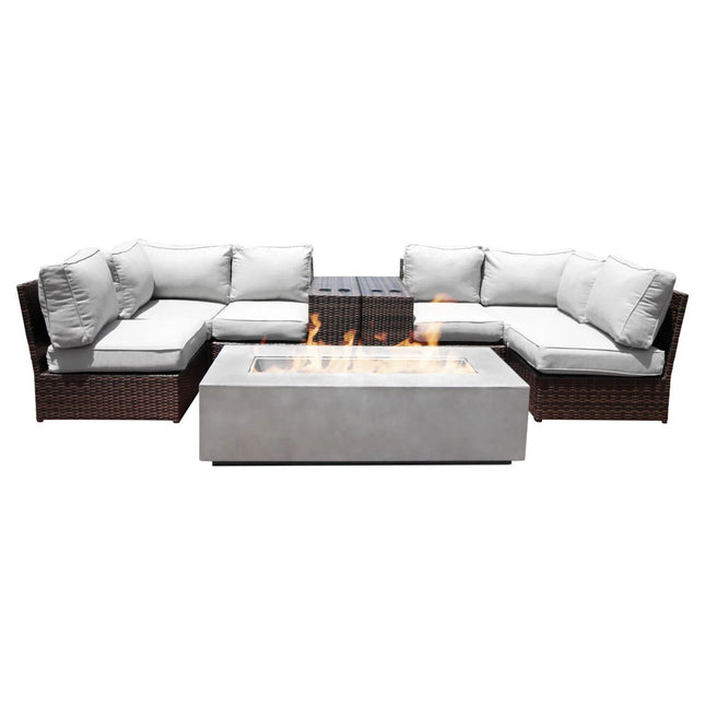 Outdoor Elegance Conversation Set With Fire Pit - 2 Piece Outdoor Sets | Patioza