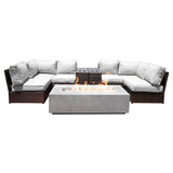 Outdoor Elegance Conversation Set With Fire Pit - 2 Piece Outdoor Sets | Patioza