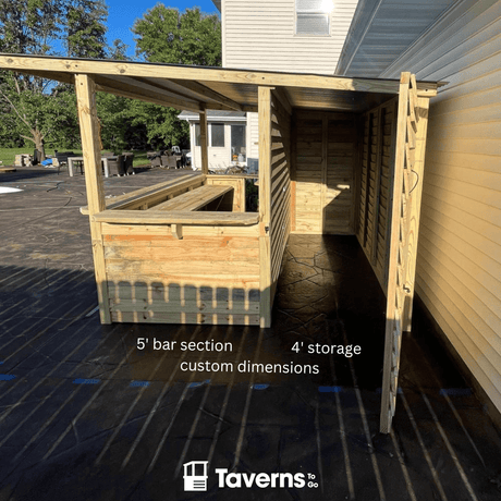 10 x 10 The Storehouse - Outdoor Bar Structures | Patioza