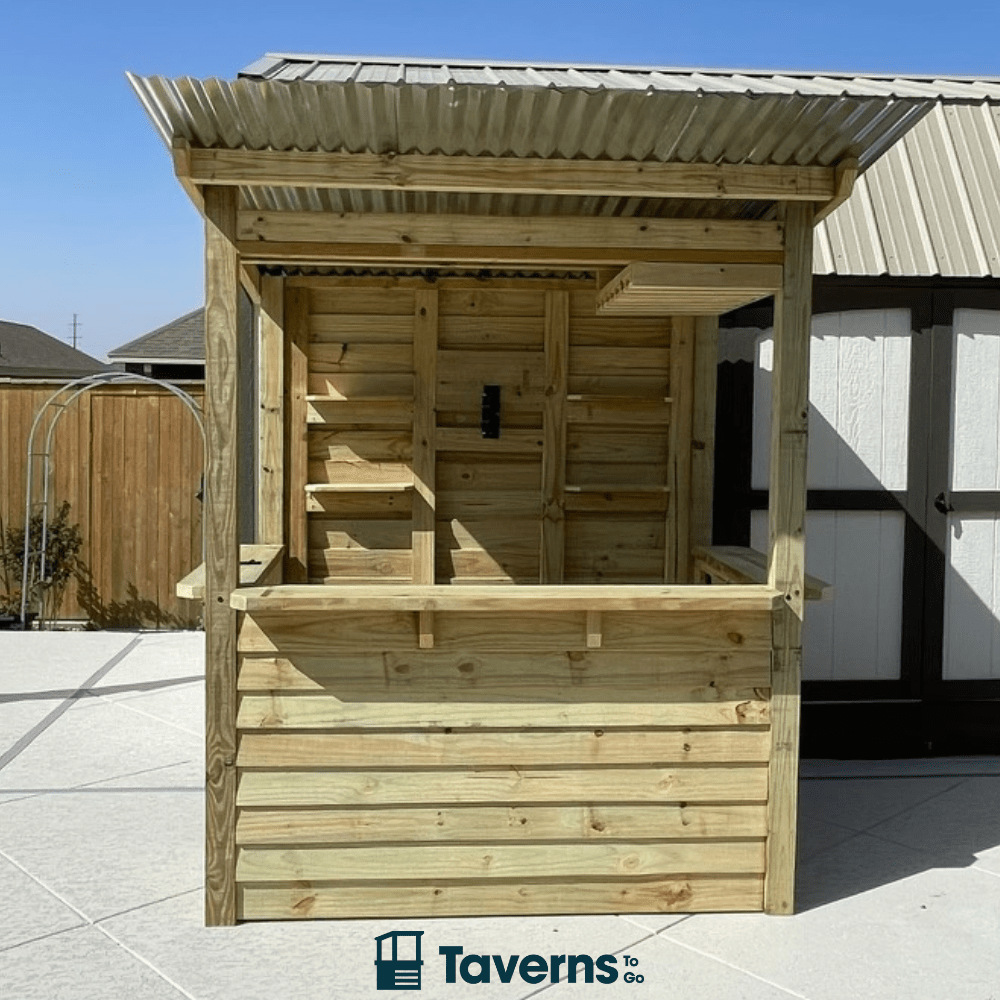 6 x 4 The Temple Bar (SMALL) - Outdoor Bar Structures | Patioza