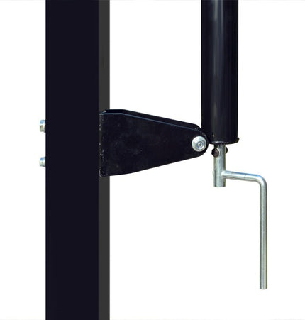 Outdoor Buried Hand-operated Height Adjustable Basketball Stand for Backyard Play - 0 | Patioza