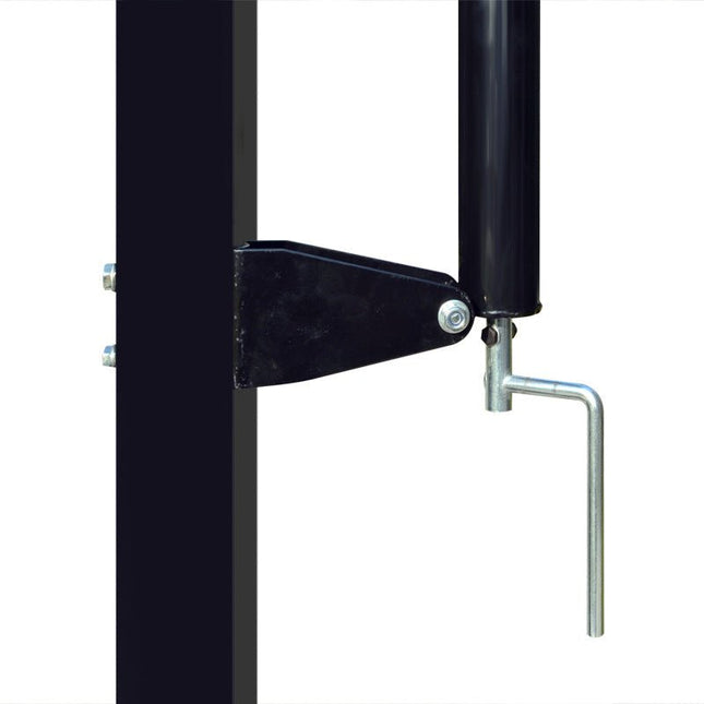 Outdoor Buried Hand-operated Height Adjustable Basketball Stand for Backyard Play - 0 | Patioza