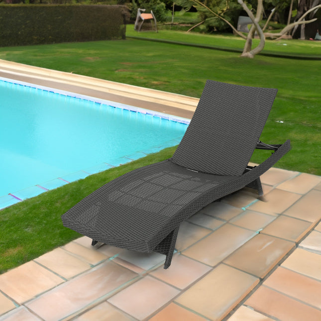 SALEM PE WICKER CHAISE LOUNGE - Patio Furniture | Patioza