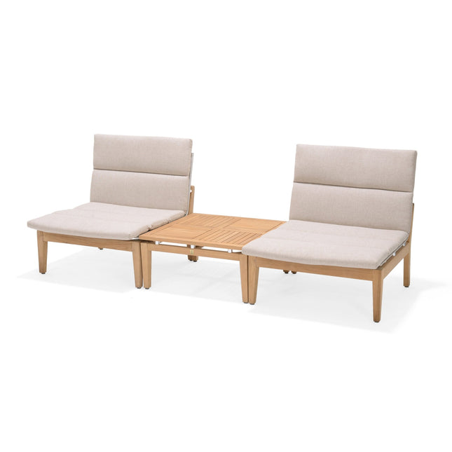 Arno 3pc Bistro Set Light - | Patioza